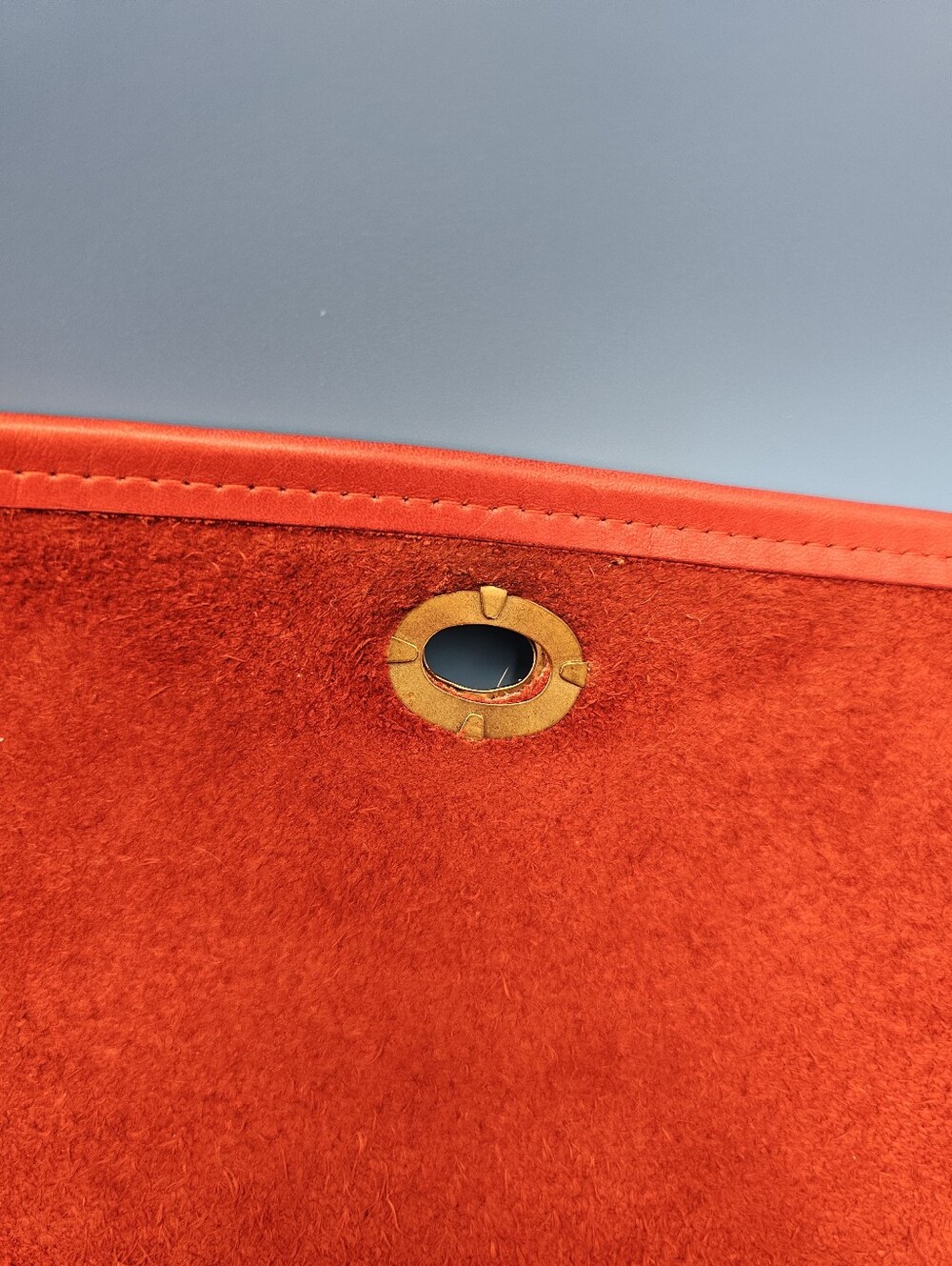 Vintage Coach Fully Convertible Clutch Vibrant Red Bag Creed 869-7751 - Picture 14 of 16